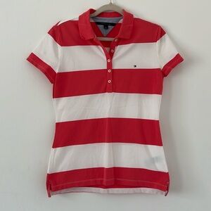 Tommy Hilfiger Women’s Striped Polo Shirt Size M